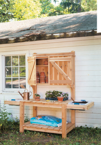 DIY Potting Bench Plans
